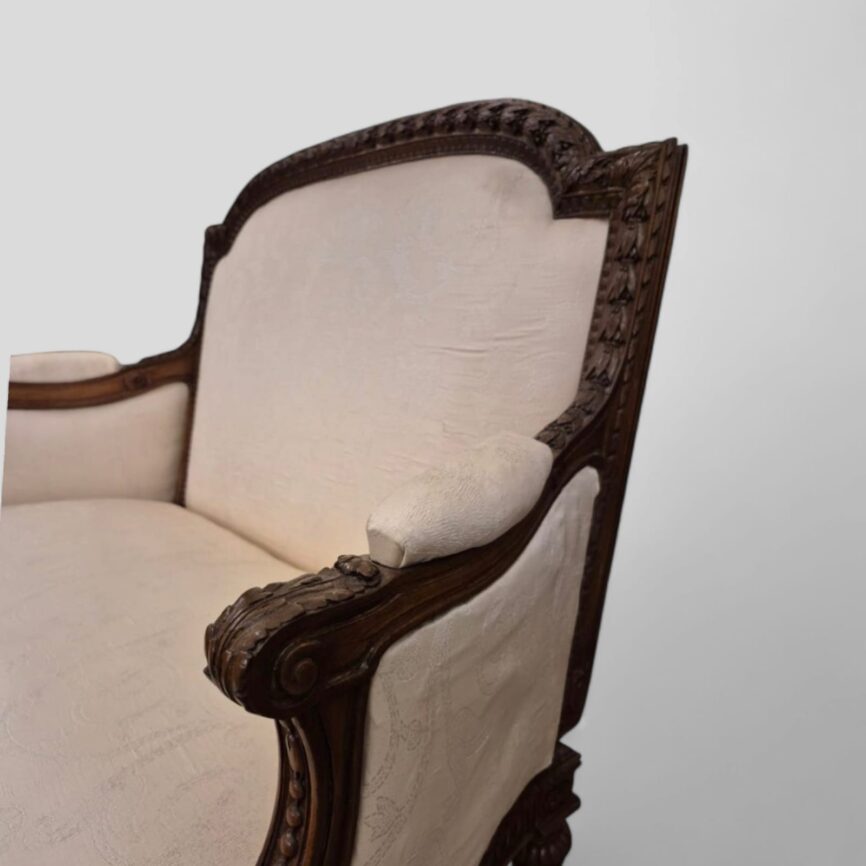 Sillón Marquise Louis XVI lateral zoom