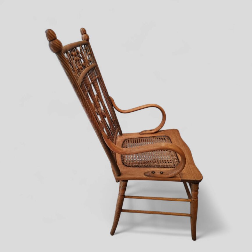Sillon de haya y ratan lateral