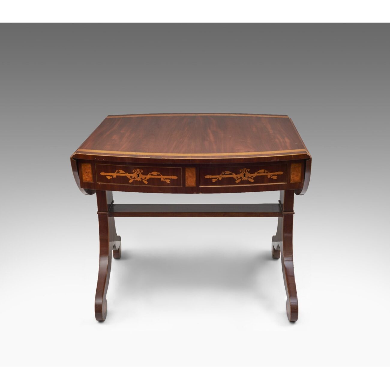 Sofá Table de Época Biedermeier frente