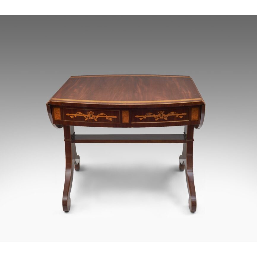 Sofá Table de Época Biedermeier frente