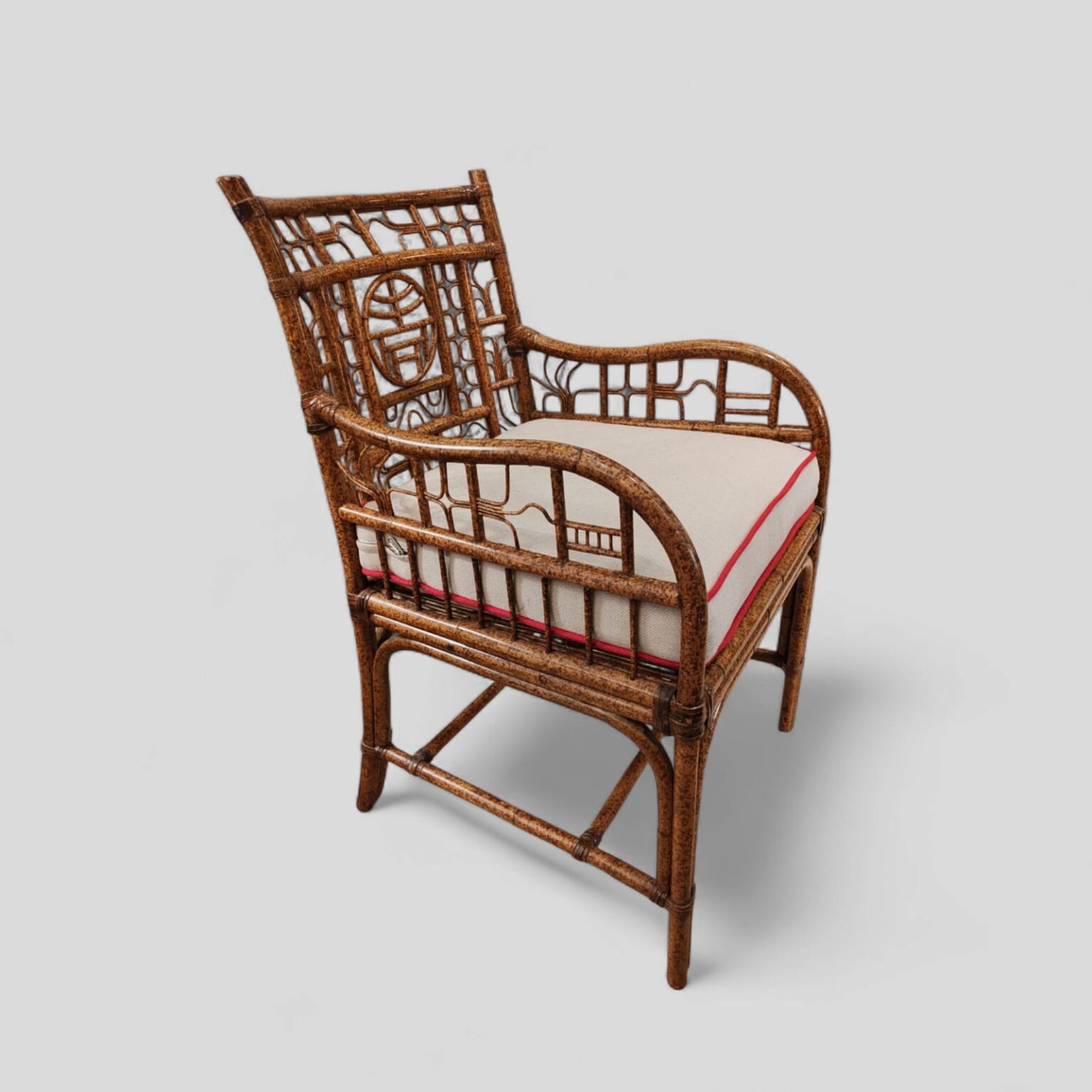 Sillón de caña de Malaca