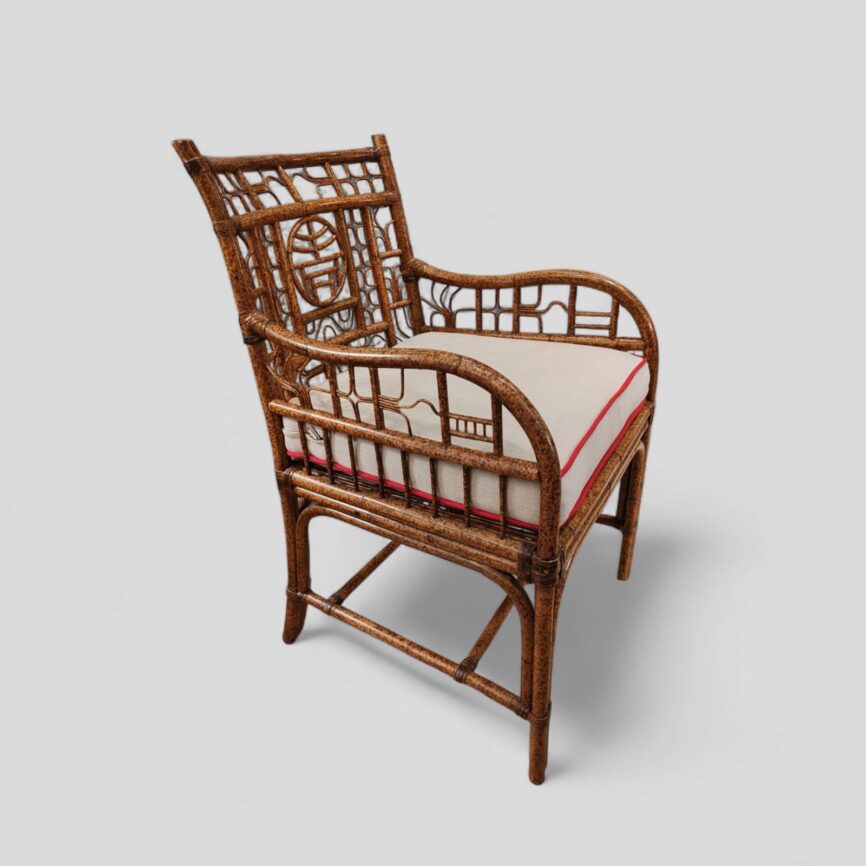 Sillón de caña de Malaca