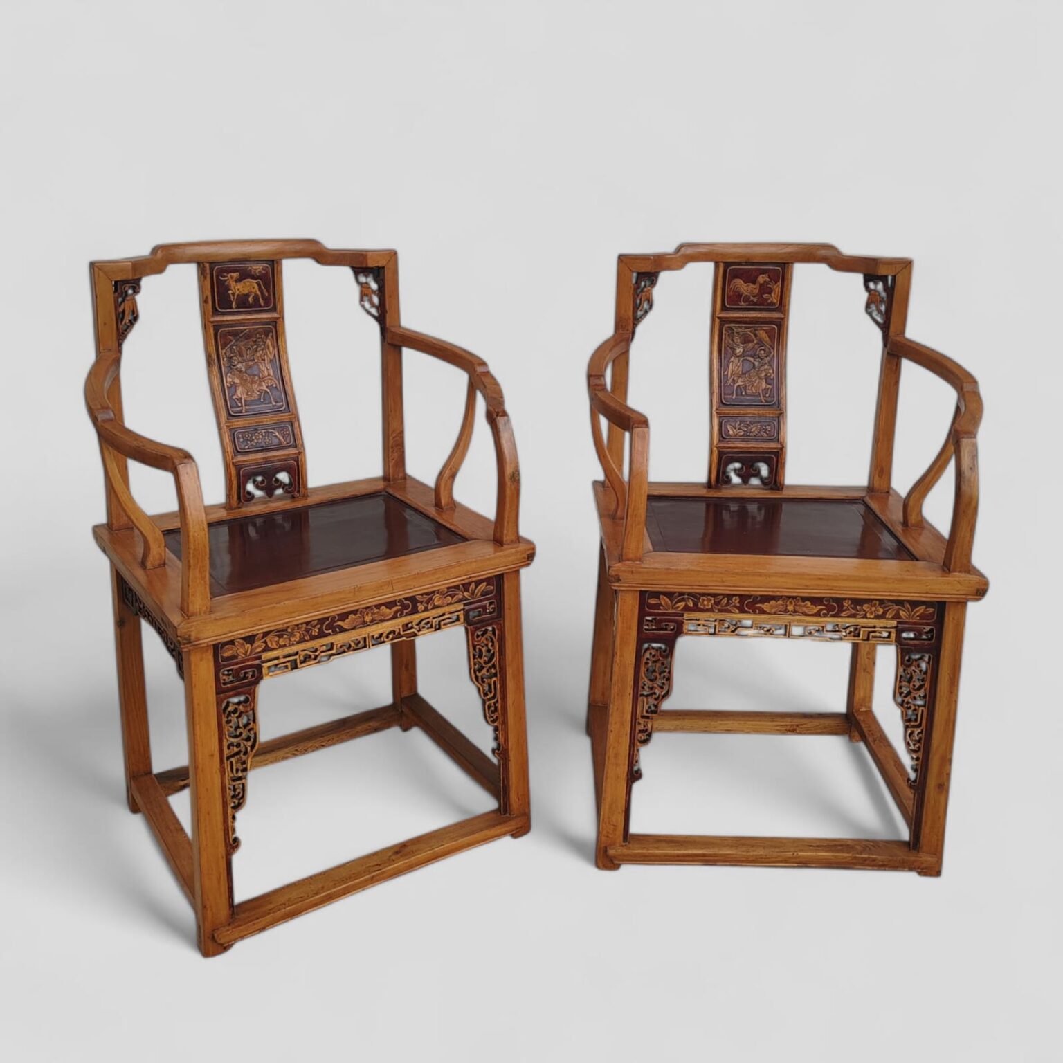 Par de sillones chinos.