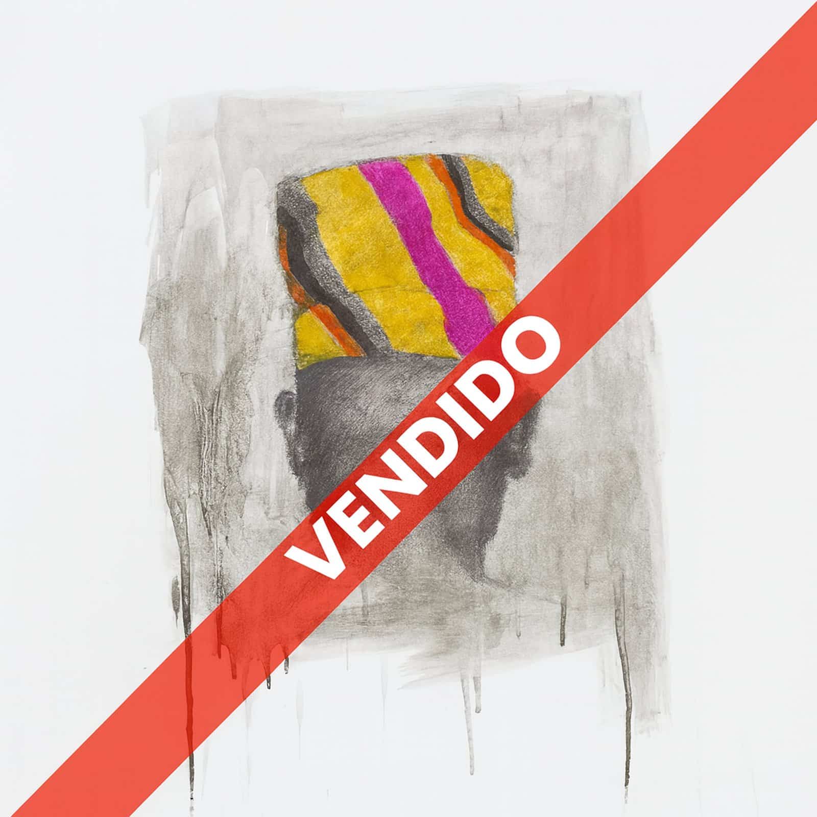 Cabeza con Gorro Rayado