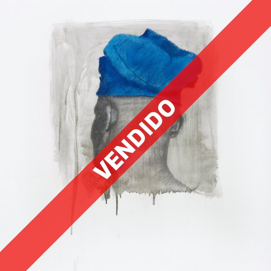 Cabeza con Gorro Azul