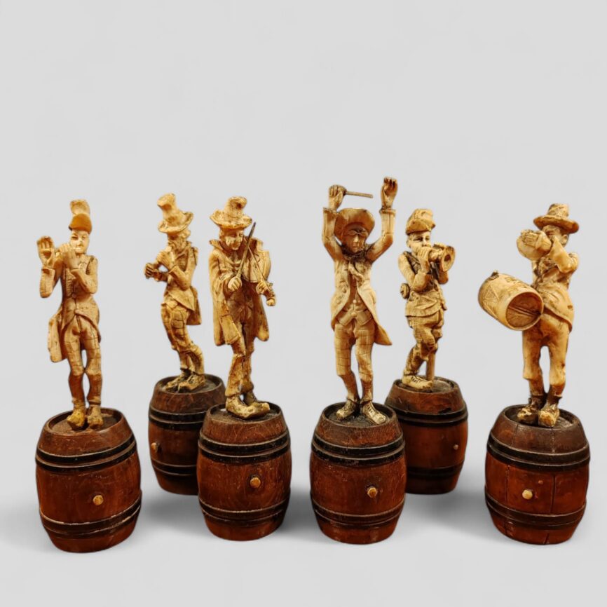 Orquesta de músicos callejeros.