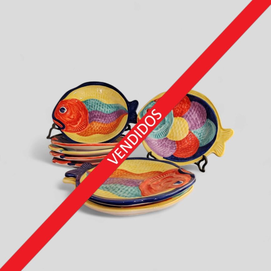 Set de Ocho Platos Para Pescado