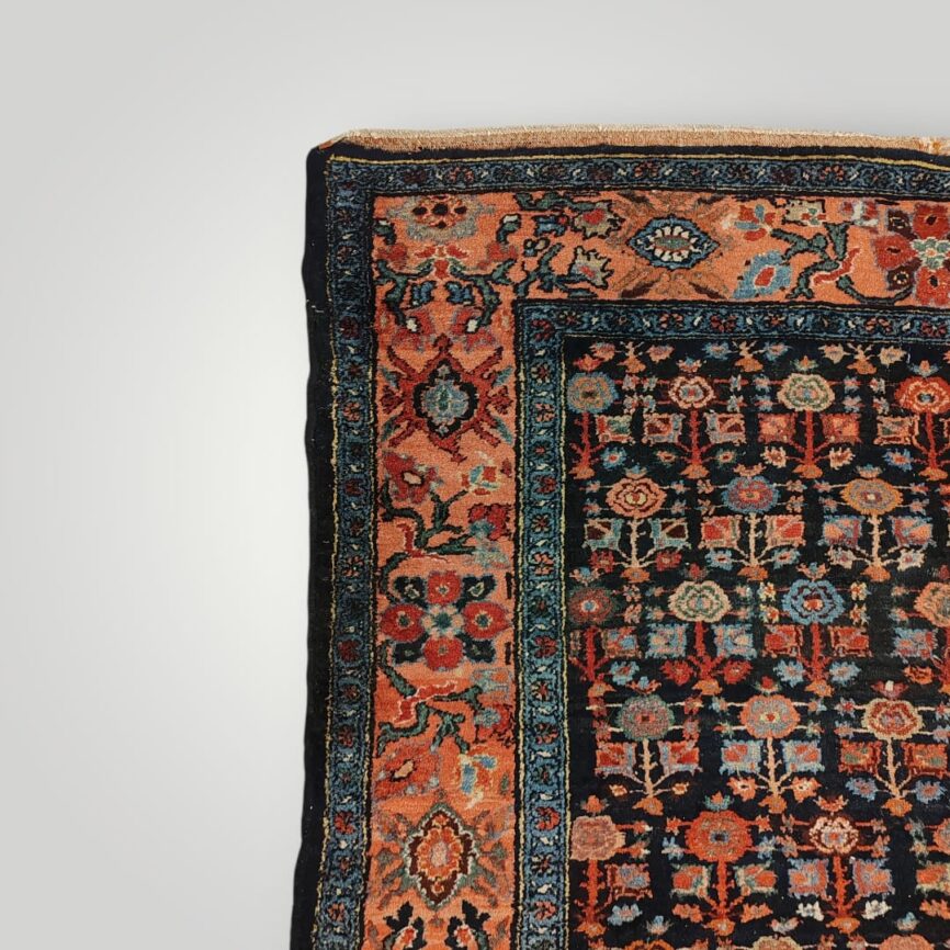 alfombra Bijar detalles