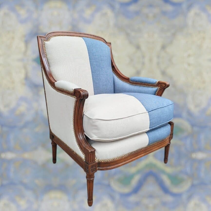 Confortable sillón Louis XVI de lectura